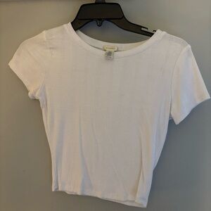 Women’s White Crop Top
